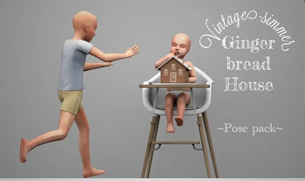 ???Gingerbread House Pose Pack ???