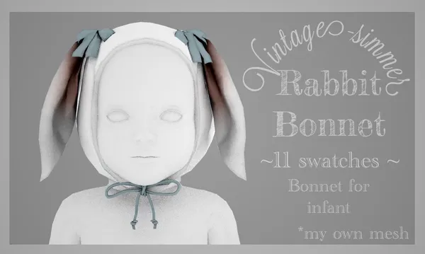 ˗ˏˋInfant Bonnets ˎˊ˗ Public realase: May 21
