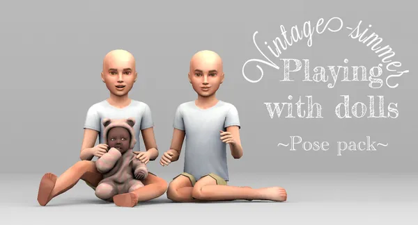 ???Playing with dolls???