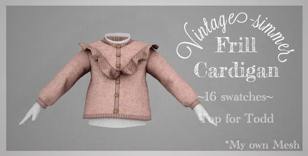 ???Frill Cardigan???