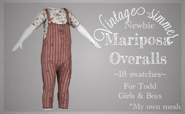 ???Mariposa Overalls???