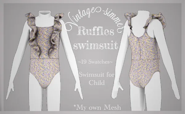 ???Ruffles Swimsuit???