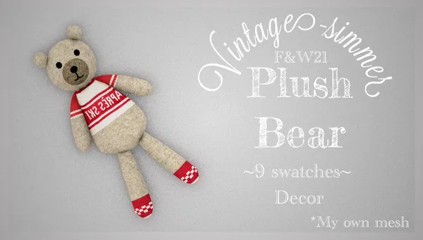 ???Plush Bear in sweater ???