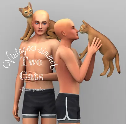 ???Two Cats ~Pose pack???