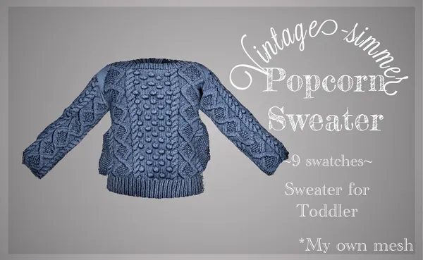 ???Popcorn Sweater ??? ~ AW20 collection