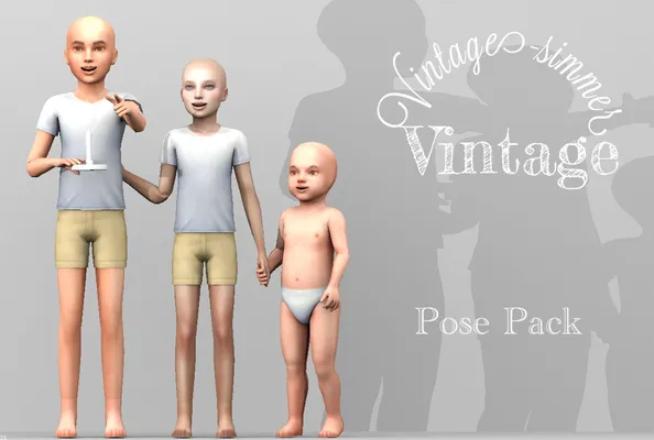 ???Vintage Pose Pack???