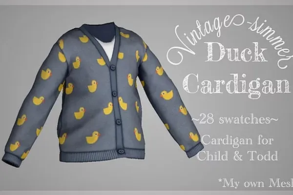 ???Duck Cardigan???