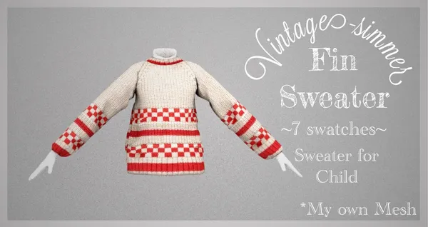 ???Fin sweater ???