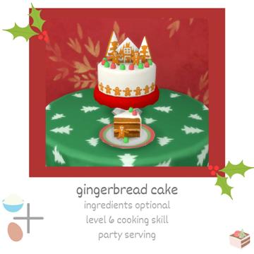 gingerbread cake -