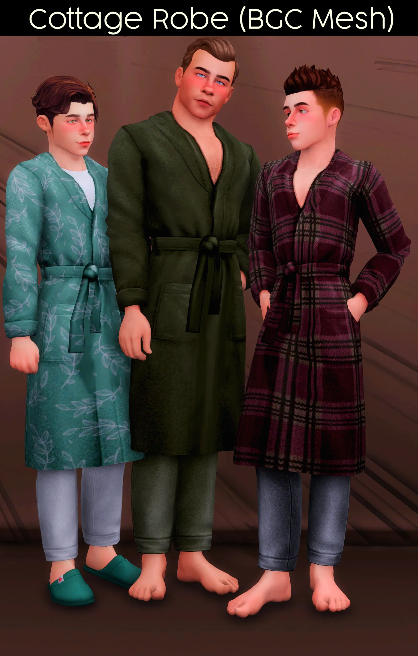 Cottage Robes (BGC Mesh)
