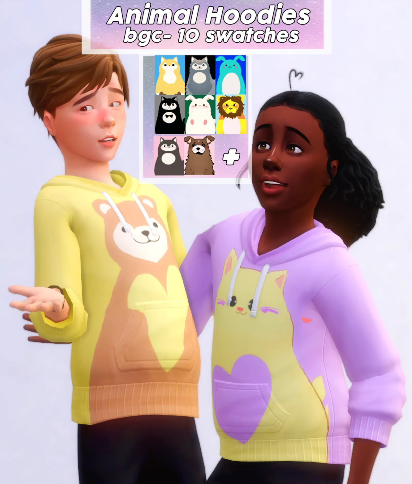 Animal Hoodies (bgc)