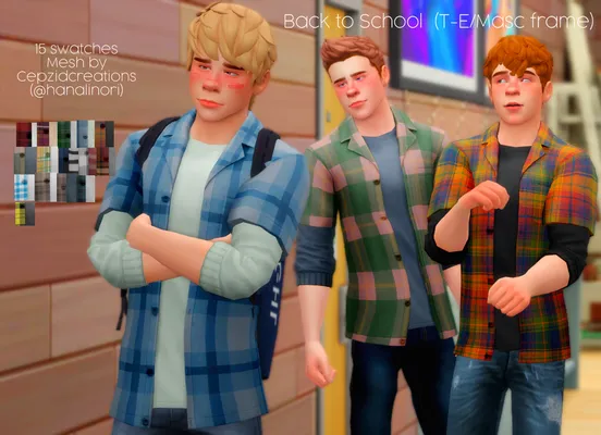 Back To School (CepzidCreation Male Top Recolor)