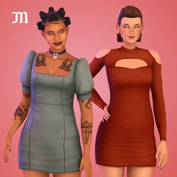Myshuno's Wardrobe - 2 Dresses 