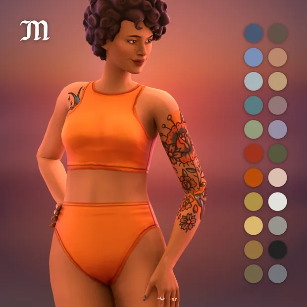 Truly Basic Swimsuit - 22 swatches 