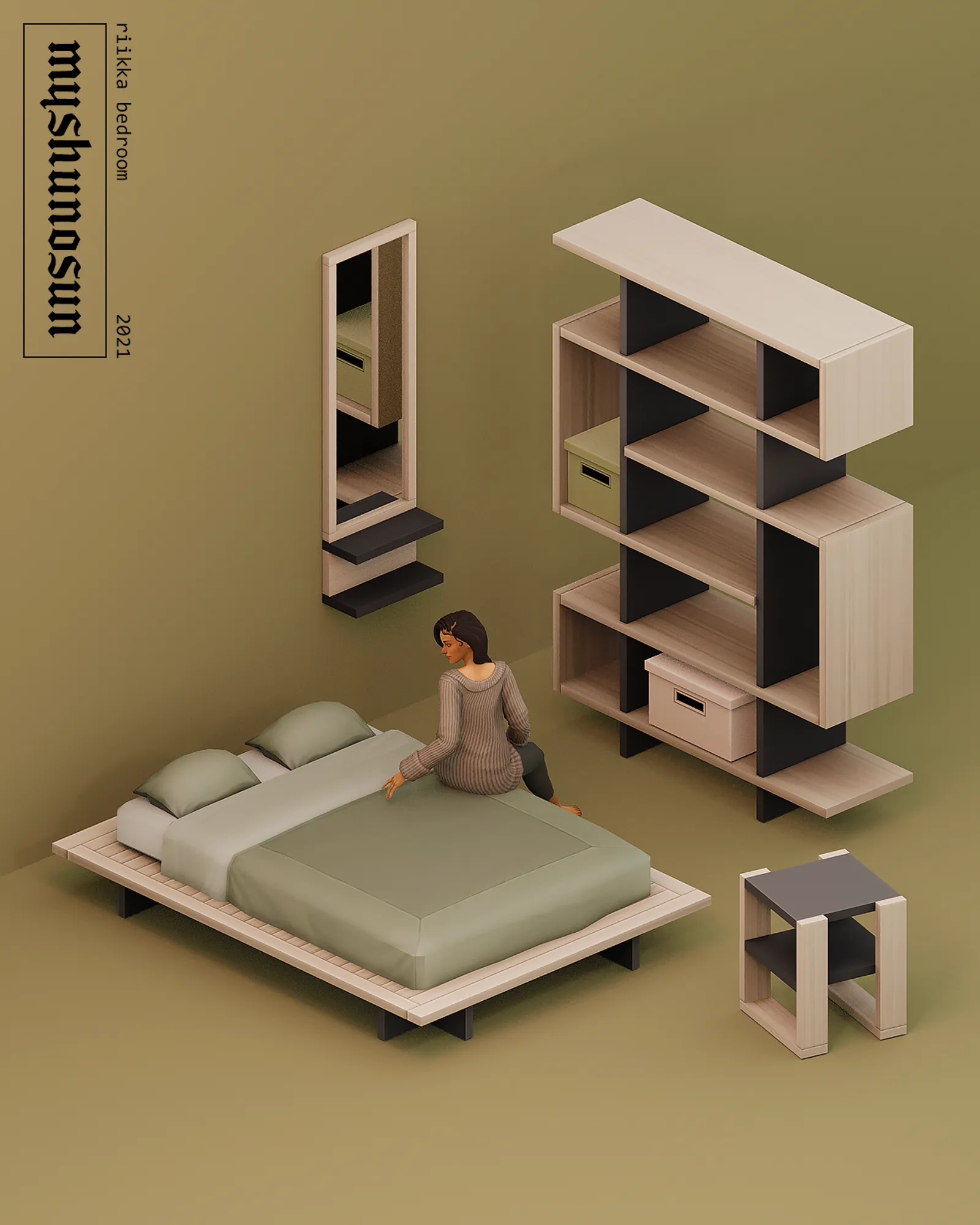Riikka bedroom // 7 items