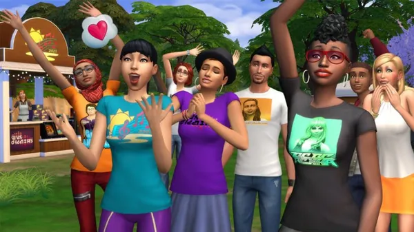 No Autonomous Sim Sessions Music Festival T-Shirts For Npcs