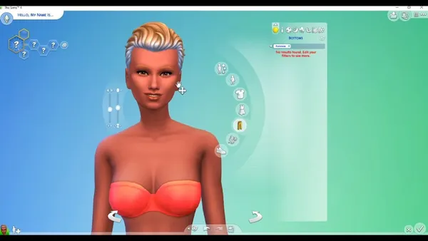 No Maxis Clothing, Accessories, Skin Details & Makeup