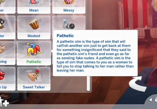 Pathetic Trait