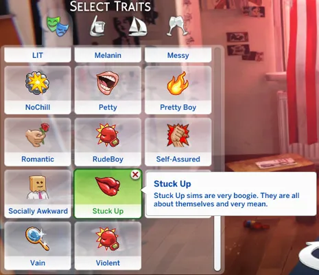 Hurricane Survival-Stuck Up Trait
