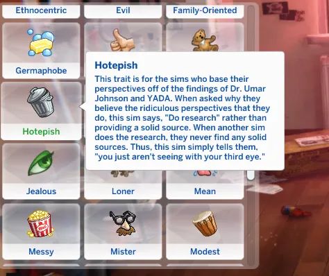 Hotepish Trait
