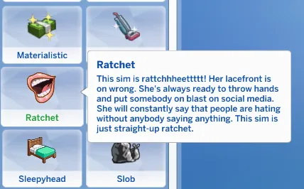 Ratchet Trait