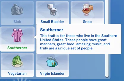 Southerner Trait