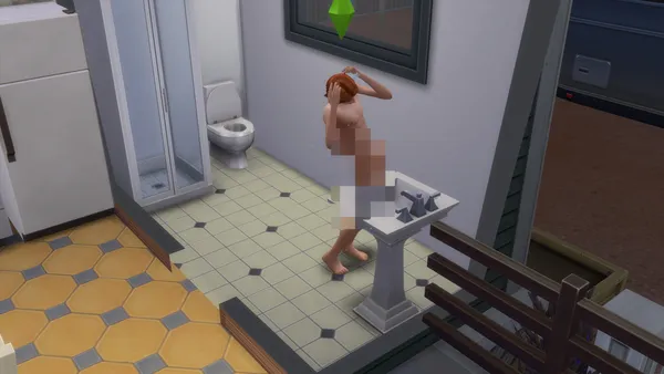 Shower in the sink