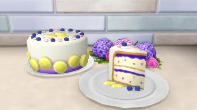 lemon blueberry cake