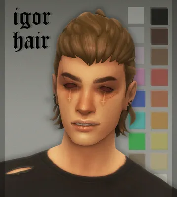 simblreen 2020 day 2: igor hair