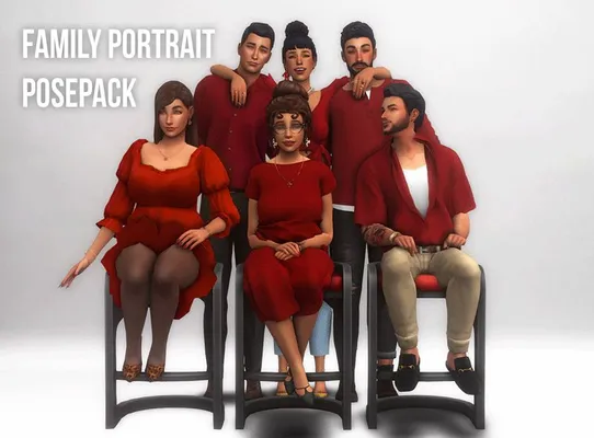 family portrait posepack