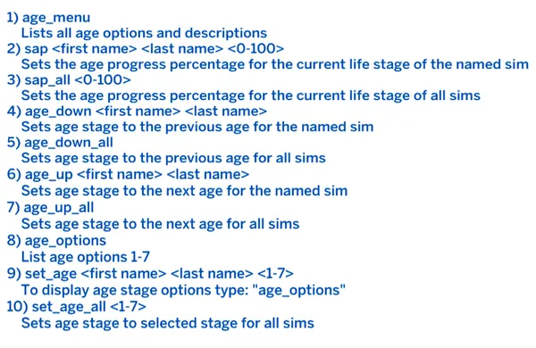Life Stage Control