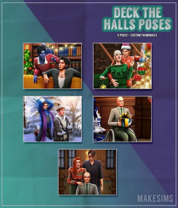 Deck The Halls Pose Pack 