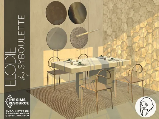 DOWNLOAD] Elodie dining set (TSR)