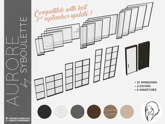 [DOWNLOAD] Aurore windows & doors set