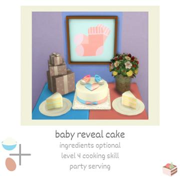 baby reveal cake