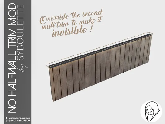 [DOWNLOAD] No halfwall trim mod
