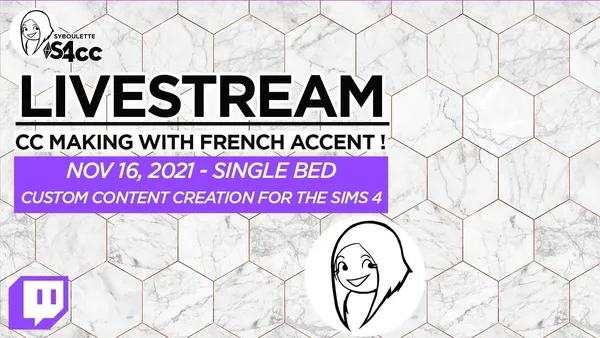 [LIVESREAM] Live now ! Christmas teasing and bedroom cc in progress !
