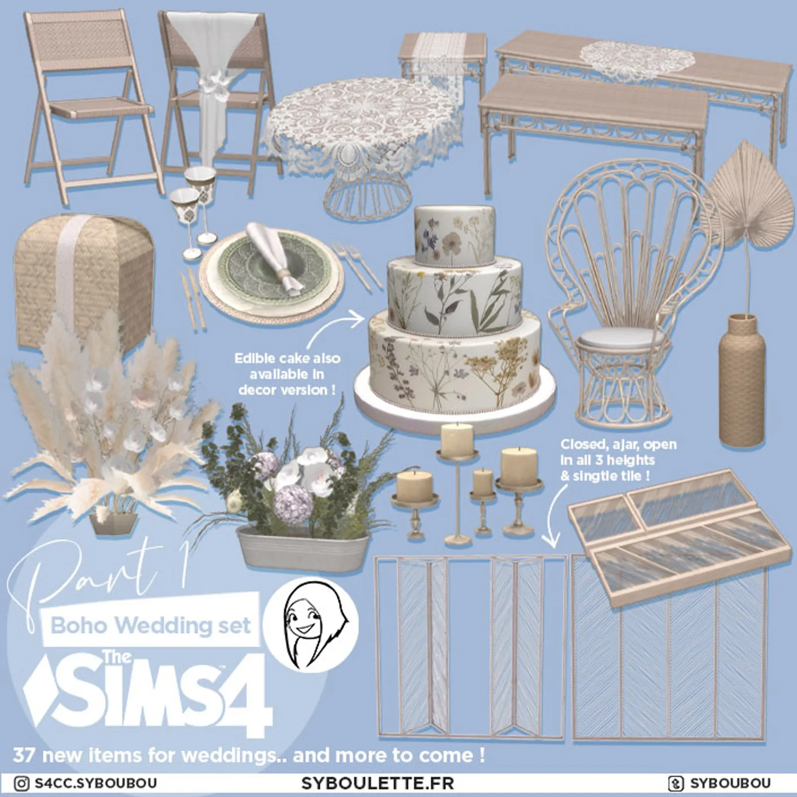 [Download] Boho Wedding set - PART 1