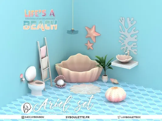 [DOWNLOAD] Ariel set (Life's a beach TSR collab) 