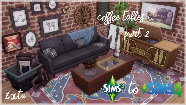 TS3 to TS4 Coffee tables Part 1