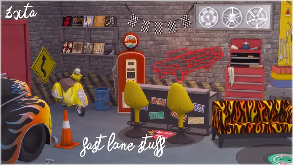 TS3 to TS4: Fast Lane Stuff Pack