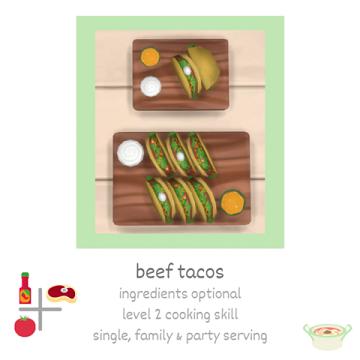 beef tacos
