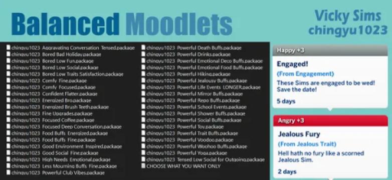 Balanced Moodlets