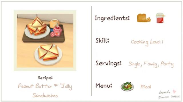 Peanut Butter Jelly Sandwiches