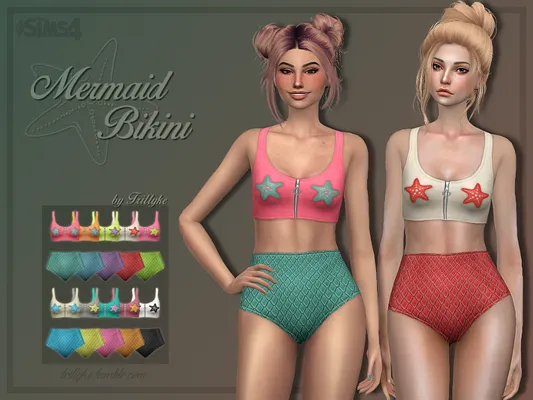 Mermaid Swimsuit Set