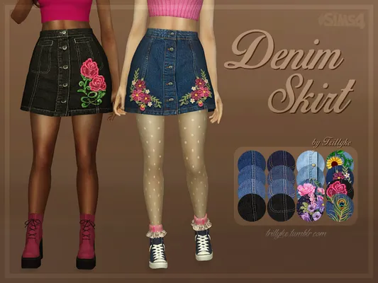Denim Skirt