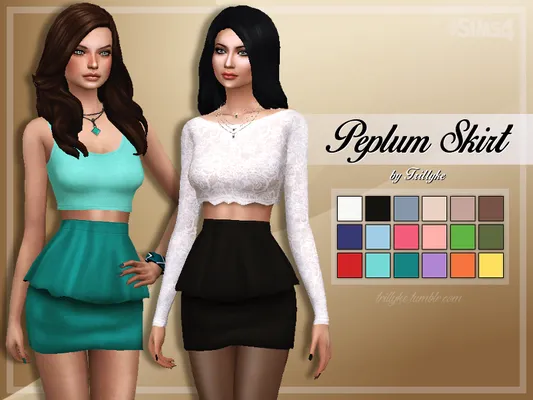 Peplum Skirt