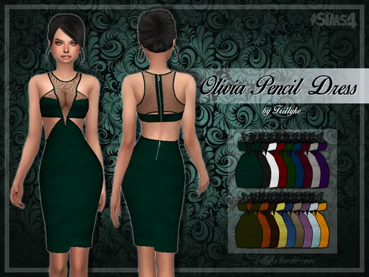 Olivia Pencil Dress (400th followers gift)