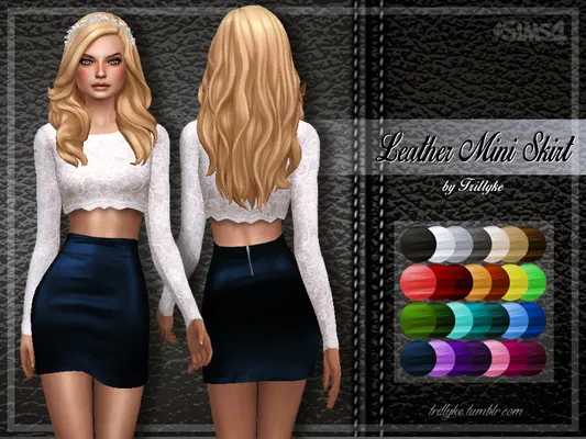Leather Mini Skirt