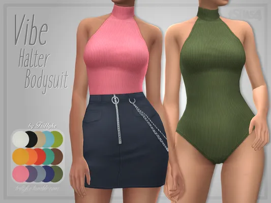 Vibe Halter Bodysuit